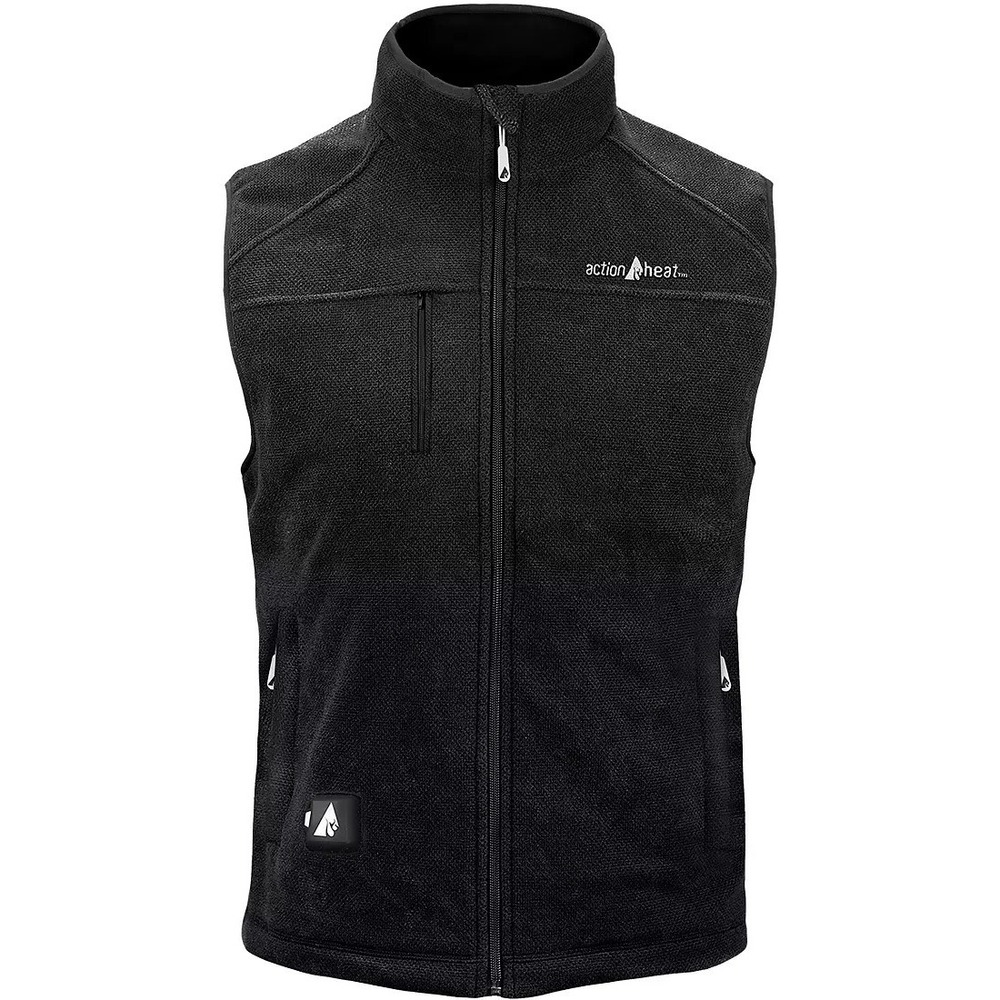 Action Heat 5V Heated Performance Fleece Vest Men's M Black NWT